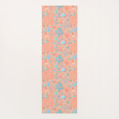 Onder de Zee Waterverf Coral Pink Yogamat (Achterkant)