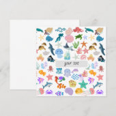 Onder de Zee, Waterverf Print, Decor Fijn (Voorkant / Achterkant)