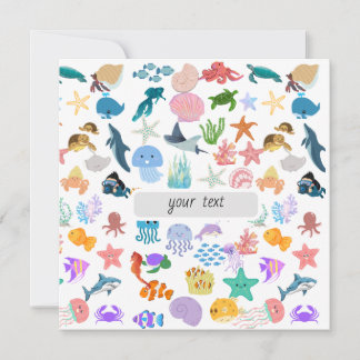 Onder de Zee, Waterverf Print, Decor Fijn