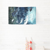 Onder de Zee | Welkom Oceaan Baby Shower Spandoek (Insitu)