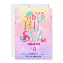 Onder De Zee Zeemeermin Eenhoorn Roze Glitter Meis