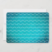 Onder de Zee Zeemeermin Marine Foto 1e Verjaardag Kaart (Achterkant)