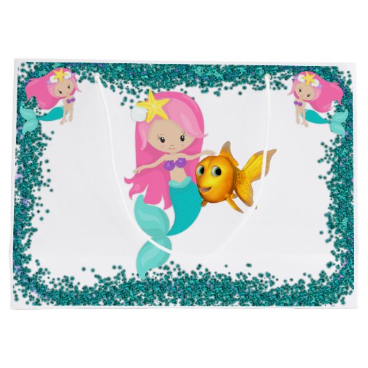 Onder de Zee Zeemeerminnende partij Groot Cadeauzakje (Achterkant)