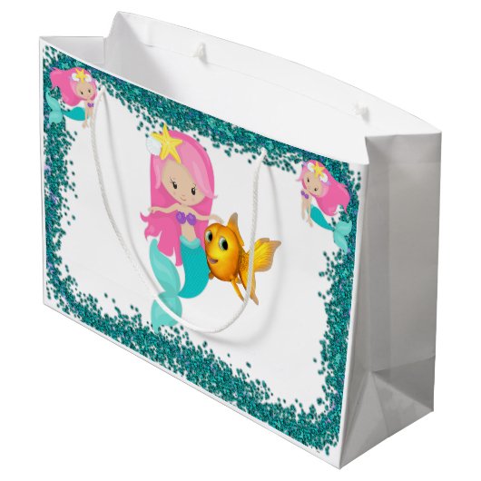 Onder de Zee Zeemeerminnende partij Groot Cadeauzakje (Achterkant Gekanteld)