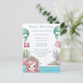 Onder de Zee Zeemeerminnende partij Kaart (Staand voorkant)