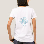Onder de zee zwangerschapsfeest t-shirt (Achterkant)