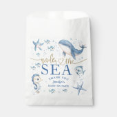 Onder De ZeeBaby Borrelnootjes Jongen Blauwe Oceaa Bedankzakje (Voorkant)