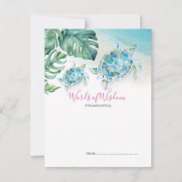 Onder de Zeeen van de Baby shower van de Schildpad