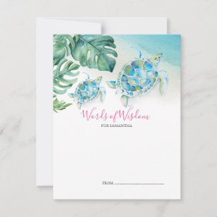 Onder de Zeeen van de Baby shower van de Schildpad