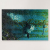 Onder de zeehonden van zee en oceaan, onkruid van legpuzzel (Horizontaal)