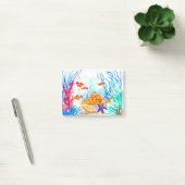 Onder de zeewaterverf vis oceaan kustzee post-it® notes (Kantoor)