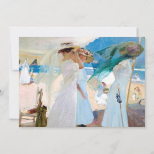 Onder de zonnescherm, Zarauz   Joaquín Sorolla