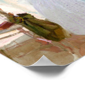 Onder de zonnescherm, Zarauz | Joaquín Sorolla Poster (Hoek)