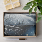 Onder de zonnewende is het Winter Woodland Tissuepapier (Geschenk)