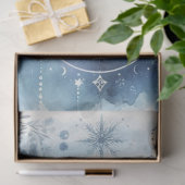 Onder de Zonnewende Maan Winter Bosland Tissuepapier (Geschenk)