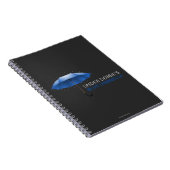 Onder Debbie's Blauwe Umbrella Notitieboek (Rechterzijde)