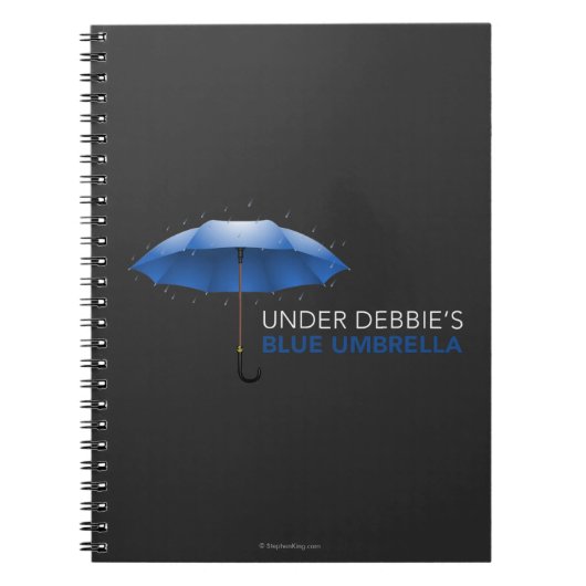 Onder Debbie's Blauwe Umbrella Notitieboek (Voorkant)