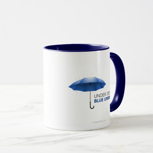 Onder Debbie's Blue Umbrella Mok (Voorkant rechts)
