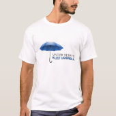 Onder Debbie's Blue Umbrella T-shirt (Voorkant)