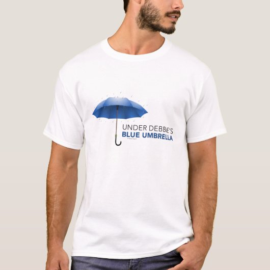 Onder Debbie's Blue Umbrella T-shirt (Voorkant)