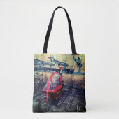 Onder dekking tote bag (Voorkant)