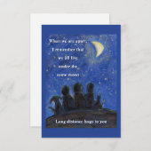 Onder dezelfde maan kunst notitiekaarten (Voorkant / Achterkant)