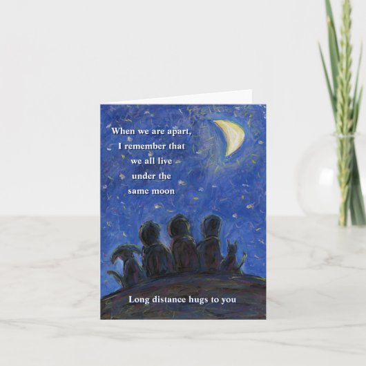 Onder dezelfde maan kunst notitiekaarten (Voorkant)