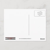 Onder druk ontkoppeld briefkaart (Achterkant)