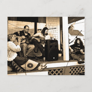 Onder druk ontkoppeld briefkaart