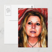 Onder druk Pam briefkaart (Voorkant / Achterkant)