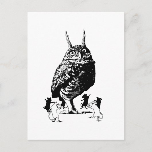 Onder een blauwe maan briefkaart (Voorkant)