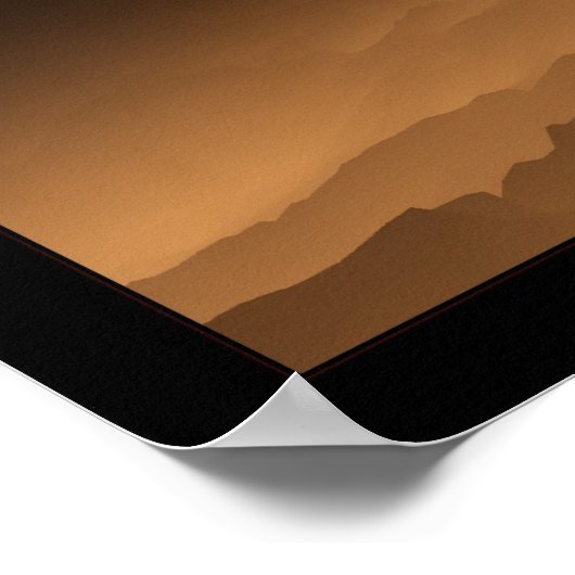 onder een bloedige hemel poster (Hoek)