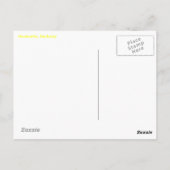 Onder een Briefkaart van Monticello Sky (Achterkant)