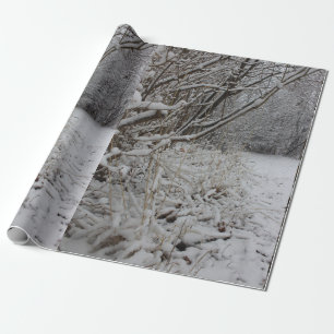 Onder een Deken van Sneeuw Cadeaupapier