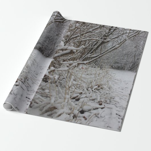 Onder een Deken van Sneeuw Cadeaupapier (Uitgerold)