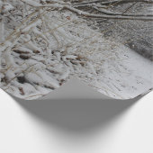 Onder een Deken van Sneeuw Cadeaupapier (Hoek)