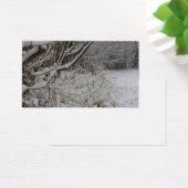 Onder een deken van sneeuw visitekaartje (Bureau)