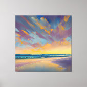 "Onder een majestueuze hemel" Canvas Afdruk (Voorkant)