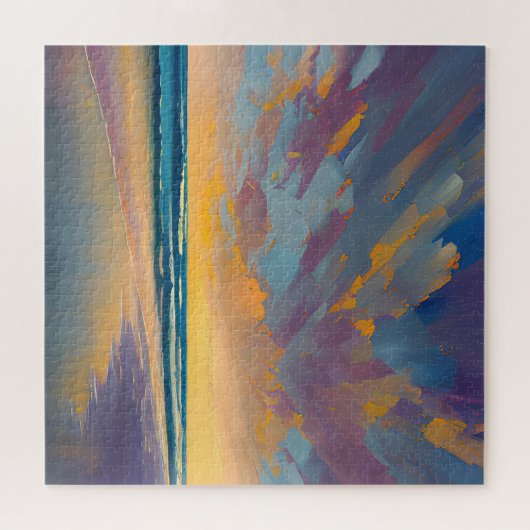 "Onder een majestueuze hemel" Legpuzzel (Horizontaal)