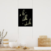 Onder een mooie ster poster (Keuken)