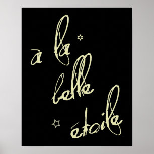 Onder een mooie ster poster