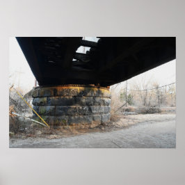 Onder een oud Poster