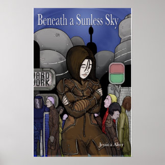 Onder een STenzij Sky-Poster Poster