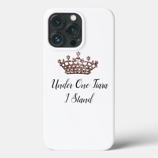 "Onder één Tiara sta ik" Case-Mate iPhone Case (Achterkant)