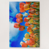 Onder een Tulp Sky Legpuzzel (Verticaal)