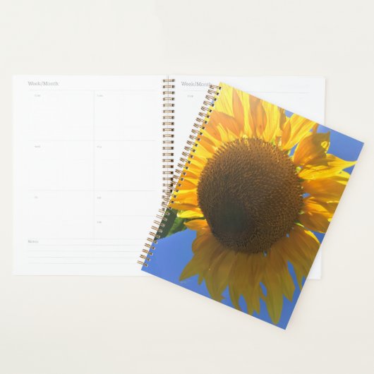 Onder een zonnebloem planner (Display)