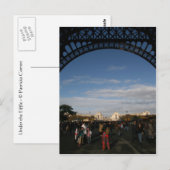 Onder Eiffel Briefkaart (Voorkant / Achterkant)
