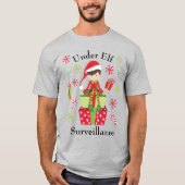 Onder Elf Surveillance Kerstvakantie T-shirt (Voorkant)