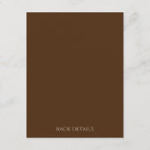 Onder en Over Vrijgezellenfeest Game Informatiekaartje (Achterkant)