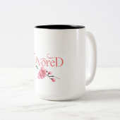 Onder Favoriete Tweekleurige Koffiemok (Voorkant rechts)